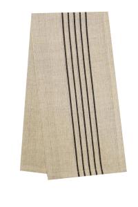 Kökshandduk CARINA 50x70 cm halvlinne, svart