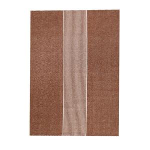 Kökshandduk ALMA halvlinne, cognac/rost