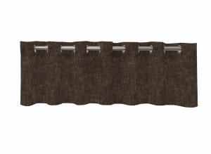 Gardinkappa Wayne 45x250cm, enfärgad, mörkbrun