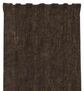 Gardinlängd Wayne 2x140x300cm, enfärgade extra långa, mörkbrun