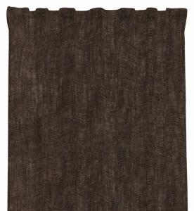 Gardinlängd Wayne 2x140x300cm, enfärgade extra långa, mörkbrun