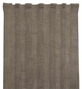 Gardinlängd BRUCE 2x140x250cm, enfärgade, mörk linnebeige