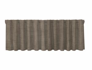 Gardinkappa BRUCE 50x250cm, enfärgad, mörk linnebeige