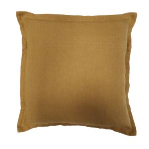 Kuddfodral LINNE enfärgat, 45x45cm, guld