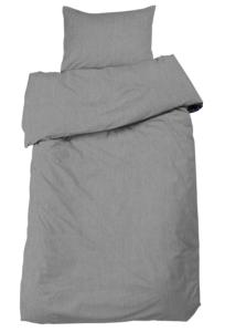 Bäddset ELTON enfärgat, 2-dels för spjälsäng, mellangrå