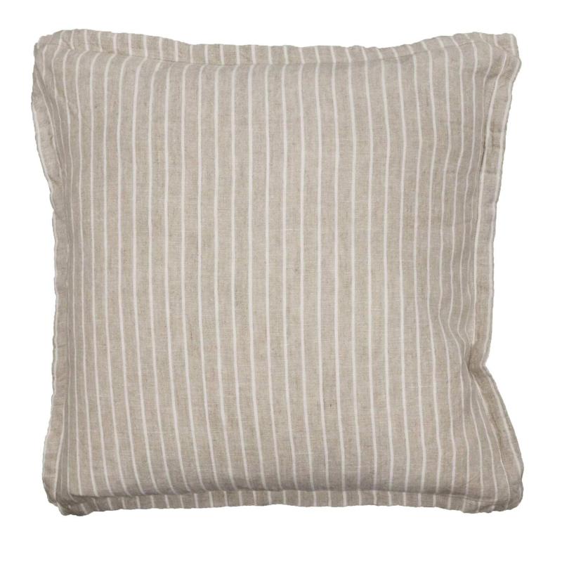 Kuddfodral LINNE RAND, randigt, linne