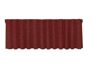 Gardinkappa SOHO, enfärgad melerad i vinröd