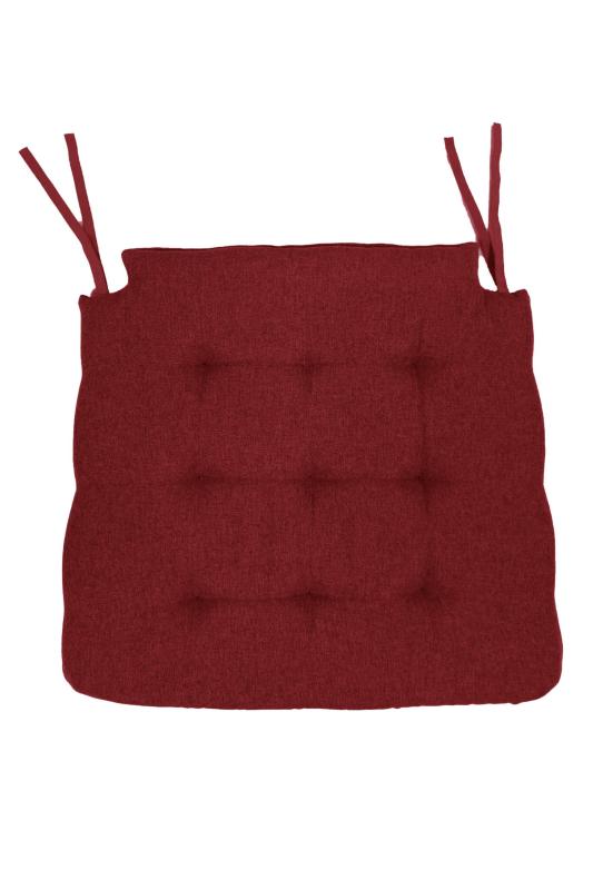 Stolasdyna Stolsdyna SOHO, enfärgad melerad klackdyna i vinröd - Trendhuset