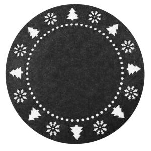 Tablett GRAN rund stl. diam 38 cm, mörkgrå