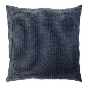 Kuddfodral Cord, enfärgad bredspårig manchester, Stl. 45x45 cm, Marinblå