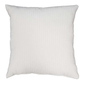 Kuddfodral Cord, enfärgad bredspårig manchester, Stl. 45x45 cm, Vit