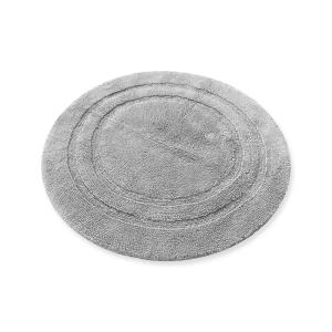 Badrumsmatta TURIN, rund, diameter ca. 70cm, ljusgrå