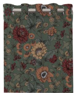 Gardinlängd DAHLIA stl. 2x120x240 cm, grön