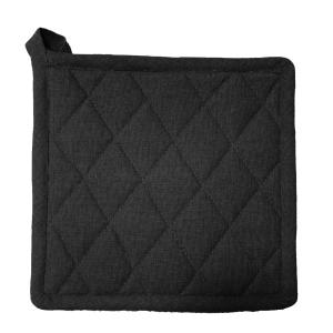 Grytlapp WAFFLE, enfärgad med våffelstruktur i grått