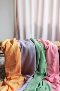 Gardinkappa Bruce, enfärgad, Stl. 50x250cm, Apelsin