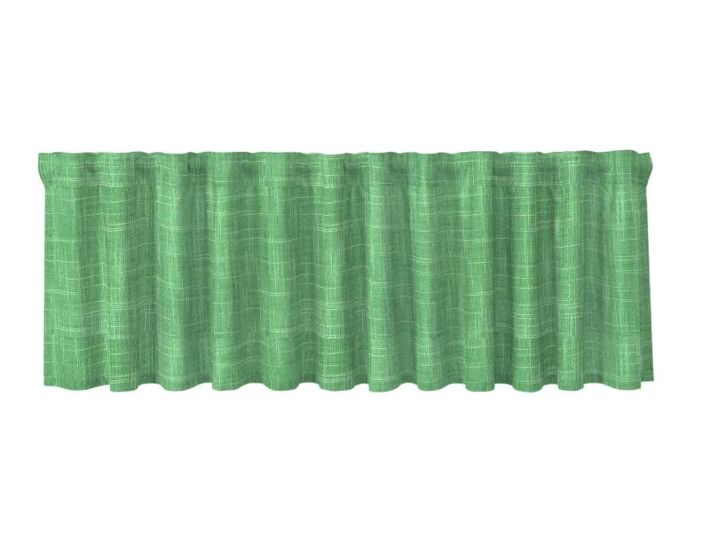 Gardinkappa Bruce, enfärgad, Stl. 50x250cm, Äpple grön