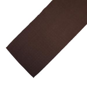 Bordslöpare Irma, enfärgad ripslöpare med vävt mönster i chokladbrun