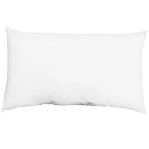 Hotellkudde DREAM, avlång Stl. 70x100 cm, 1250 gram bollfiberfyllning, Vit