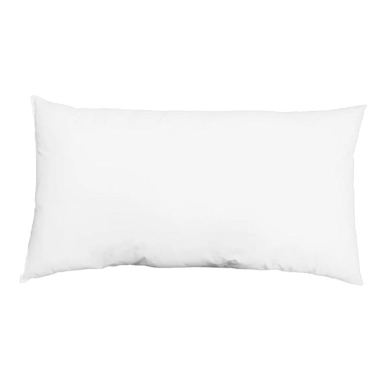 Hotellkudde DREAM, avlång Stl. 50x90 cm, 850 gram bollfiberfyllning, Vit