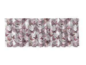 Gardinkappa Fjärilar, med fjärilar i olika rosa toner, multiband. Stl. 50x250 cm, Rosa