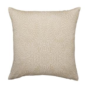 Kuddfodral Hjördis, med vita prickar, lite grövre kvalité. Stl. 45x45 cm, Beige
