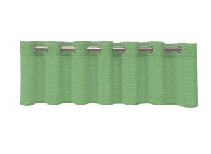 Gardinkappa NOAH, enfärgad tunn öljettkappa med slubb effekt, Stl.45x250cm, Äpple grön