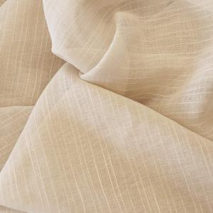 Öljettgardin NOAH, enfärgad tunnare med slubb effekt, Stl. 2x140x240 cm, Kitt