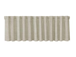 Gardinkappa LINN, enfärgad tunnare linne, Stl. 50x250 cm, Sand