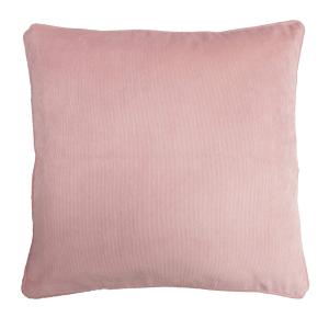 Kuddfodral EDDIE, enfärgad, smalspårig manchester i ljusrosa