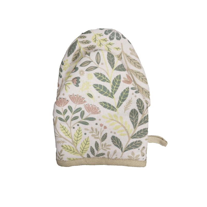 Grillvante Hage, blad och blommor, 1-pack, Stl.15x20 cm, multi Pastell
