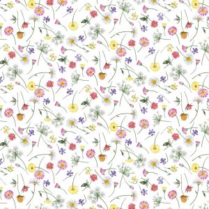 Vaxduk på metervara, SMÅBLOMMIG, bredd 140cm, multifärger