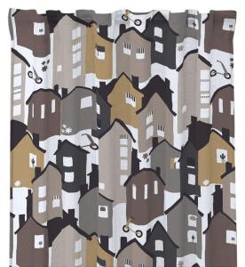 Gardin Village, i modernt mönster med coola hus. Beige