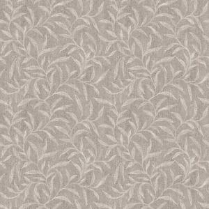 Gardinkappa CAMEBRIDGE på metervara med slingrande smala blad i beige