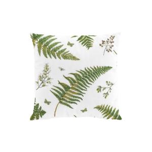 Kuddfodral STENSÖTA, 47x47cm, ormbunksblad, grön