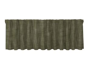 Gardinkappa BRUCE, enfärgad med struktur i khakigrönt