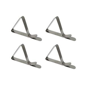 Dukklämmor i rostfritt stål, fyr-pack