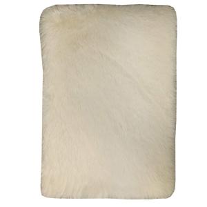 Pläd Polar i mjuk fuskpäls i offwhite