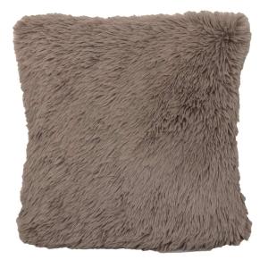 Kuddfodral POLAR i mjuk fuskpäls i greige