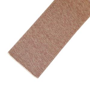 Löpare JACKSON, twillvävd löpare med fiskbensmönster i rött