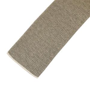 Löpare JACKSON, twillvävd löpare med fiskbensmönster i grönt