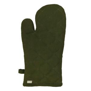 Grillvante TEXAS, enfärgad, stentvättad med rutigt quiltmönster i grönt
