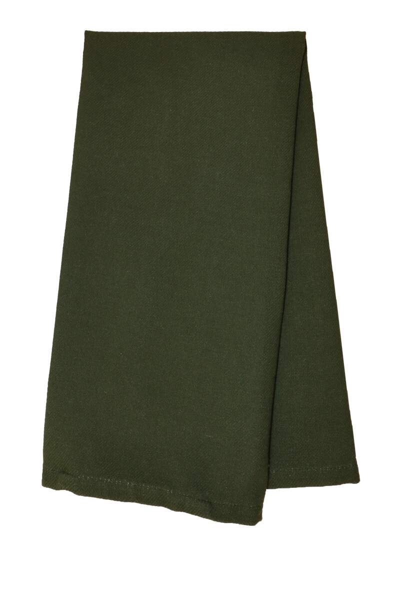 Kökshandduk TEXAS, enfärgad, stentvättad i grönt