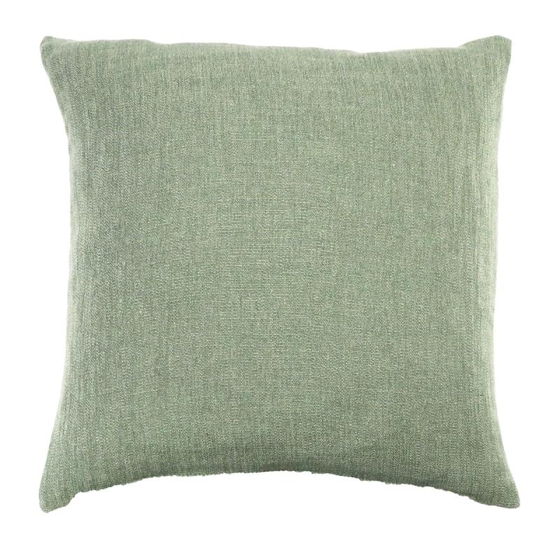 Kuddfodral James, enfärgad med linnelook i ljusgrönt