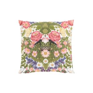 Kuddfodral Fjärilsblom, med blommor och fjärilar, Stl 47x47cm, Multi