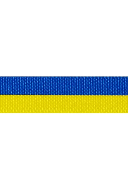 Sverigeband i blått och gult, randigt, Bredd 15 mm