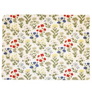 Pläd, filt MEADOW med färgstarka sommarblommor