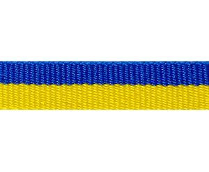 Textilband/Hemslöjdsband, Sverigeband, bredd 4, 7 och 9 mm, blått och gult