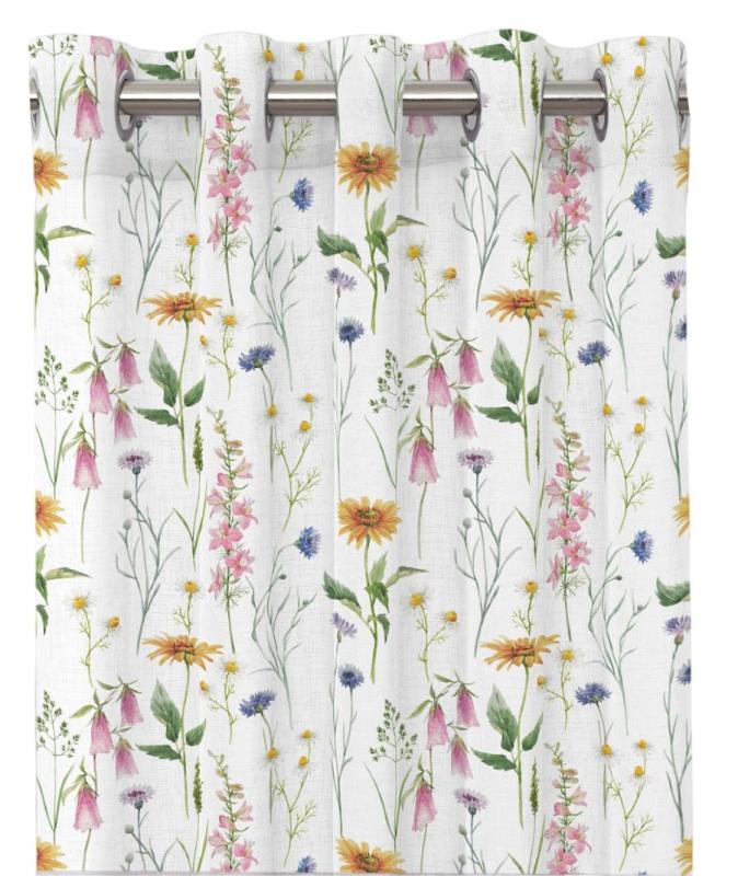 Gardin SWEET med sommarblommor i rosa, gult, blått och grönt