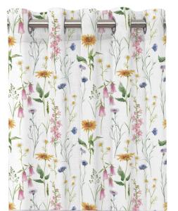 Gardin SWEET med sommarblommor i rosa, gult, blått och grönt