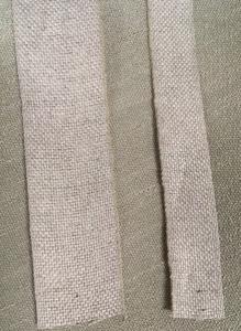 Linband, textilband i 100% lin, bredd 15 mm och 25mm